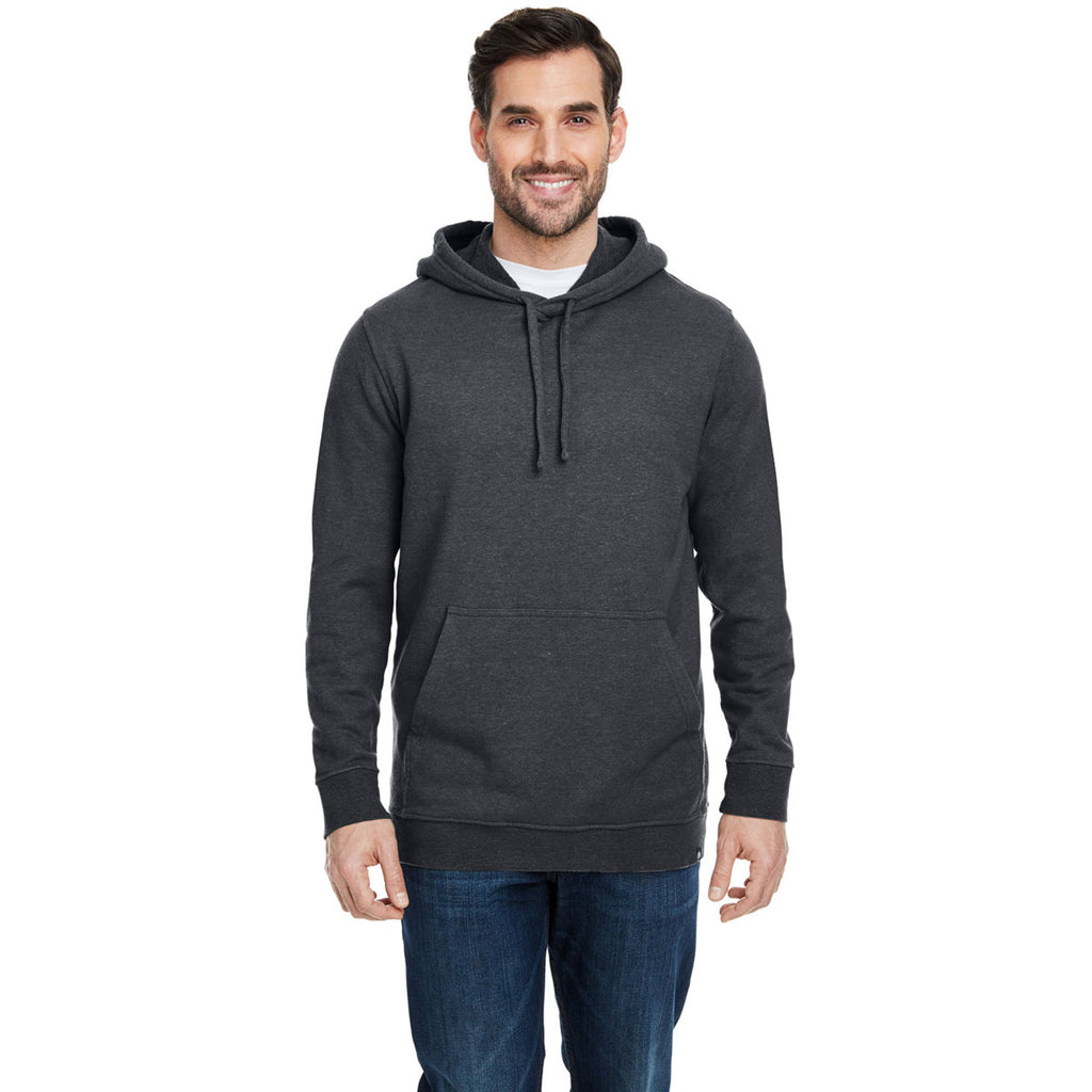 Econscious Men's Washed Black Hemp Hero Hooded Sweatshirt