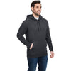 Econscious Men's Washed Black Hemp Hero Hooded Sweatshirt