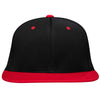 Pacific Headwear Black/Red Premium P-Tec FlexFit Cap