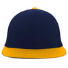 Pacific Headwear Navy/Gold Premium A/C2 Performance FlexFit Cap