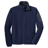 Port Authority Men's Navy/Battleship Grey Enhanced Value Fleece Full-Zip Jacket