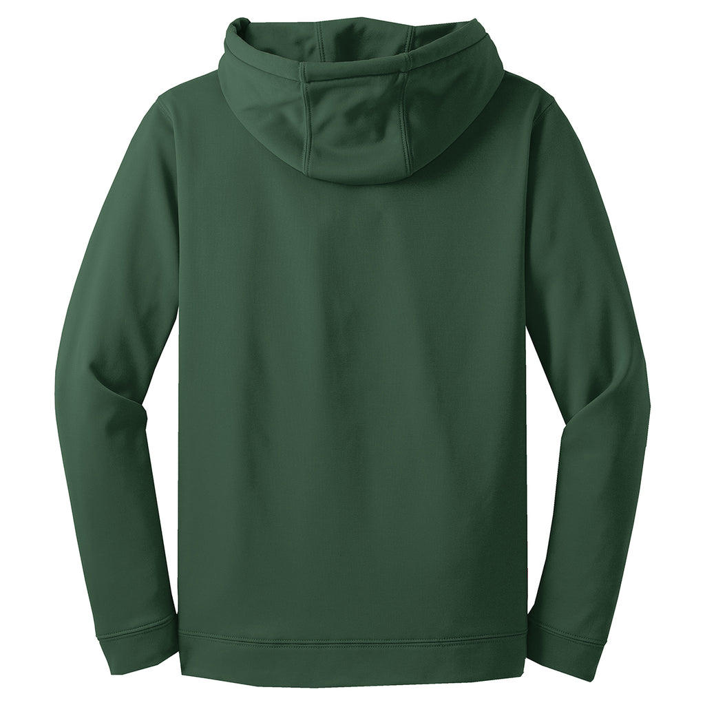 Sport-Tek Men's Forest Green Sport-Wick Fleece Hooded Pullover