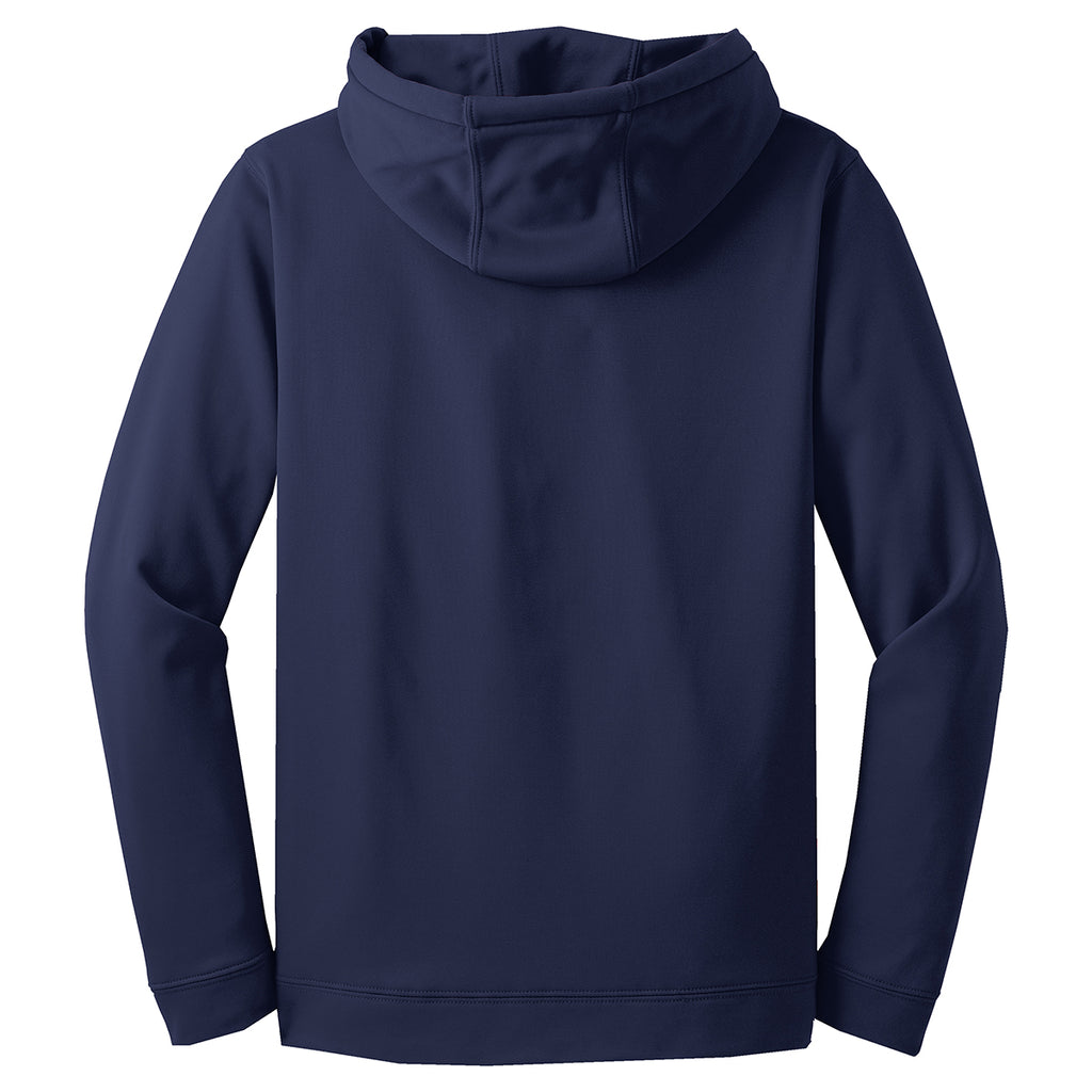 Sport-Tek Navy Sport-Wick Fleece Hooded Pullover