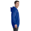 Hanes Men's Deep Royal 9.7 oz. Ultimate Cotton 90/10 Full-Zip Hood