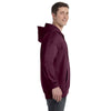 Hanes Men's Maroon 9.7 oz. Ultimate Cotton 90/10 Full-Zip Hood