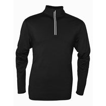 BAW Men's Black 1/4 Zip Comfort Weight Sweatshirt
