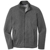 Port Authority Men's Sterling Grey Heather Collective Striated Fleece Jacket