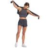 Feat Women's HazyBlack TreeCell Waffle Short