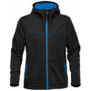 Stormtech Men's Black/Azure Blue Logan Performance Hoody