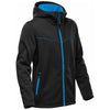 Stormtech Men's Black/Azure Blue Logan Performance Hoody