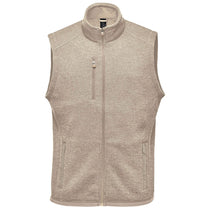 Stormtech Men's Oatmeal Heather Avalanche Full Zip Fleece Vest