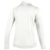 adidas Women's White/Grey Five Under The Lights Long Sleeve Woven 1/4 Zip