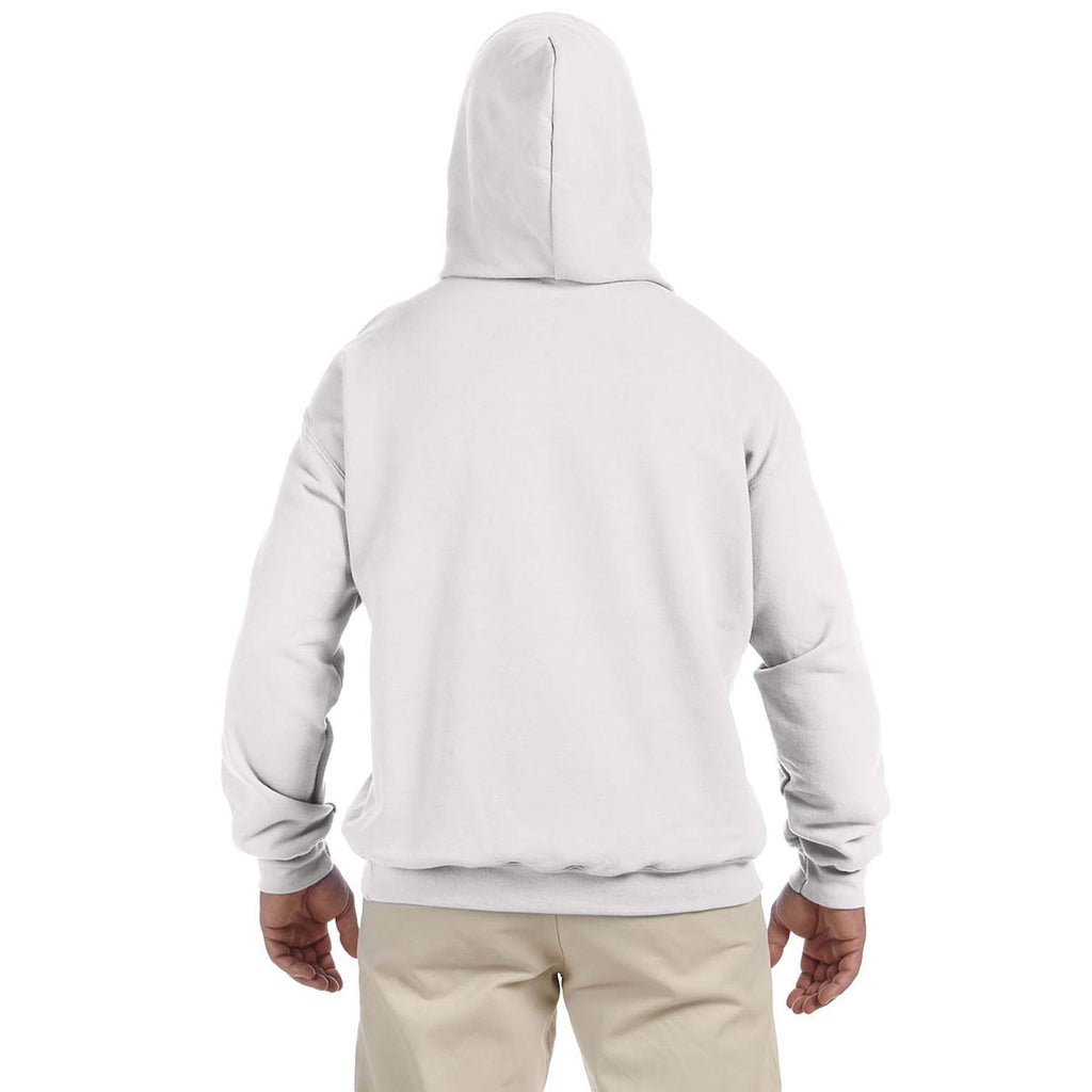 Gildan Unisex White DryBlend 50/50 Hoodie