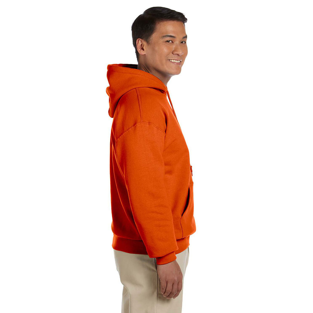 Gildan Unisex Orange Heavy Blend 50/50 Hoodie