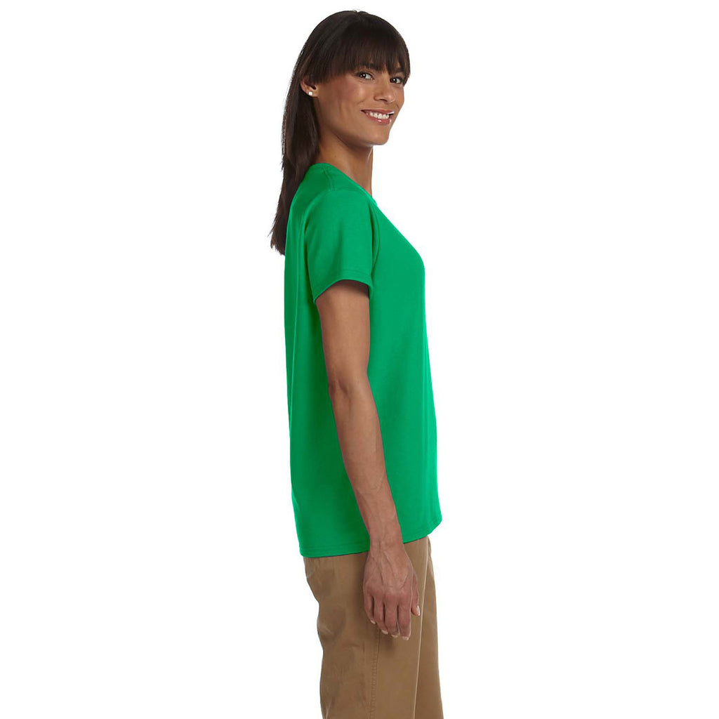 Gildan Women's Irish Green Ultra Cotton 6 oz. T-Shirt