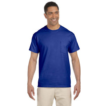 Gildan Unisex Royal Ultra Cotton Pocket T-Shirt