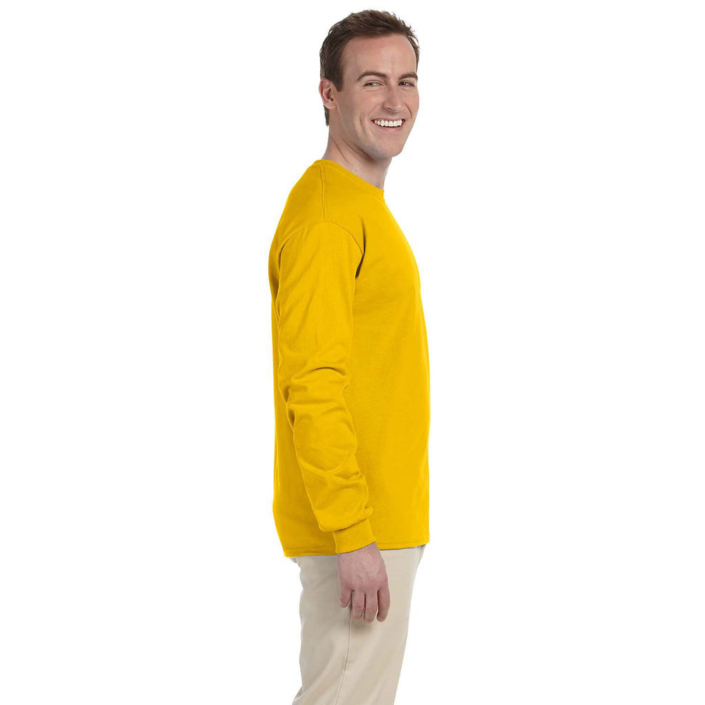 Gildan Men's Gold Ultra Cotton Long Sleeve T-Shirt