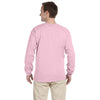 Gildan Men's Light Pink Ultra Cotton Long Sleeve T-Shirt