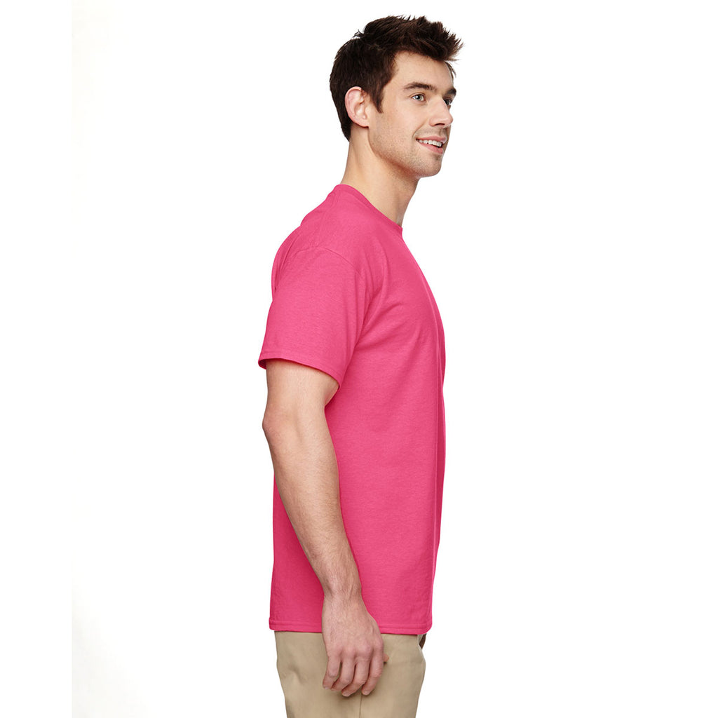 Gildan Men's Safety Pink 5.3 oz. T-Shirt