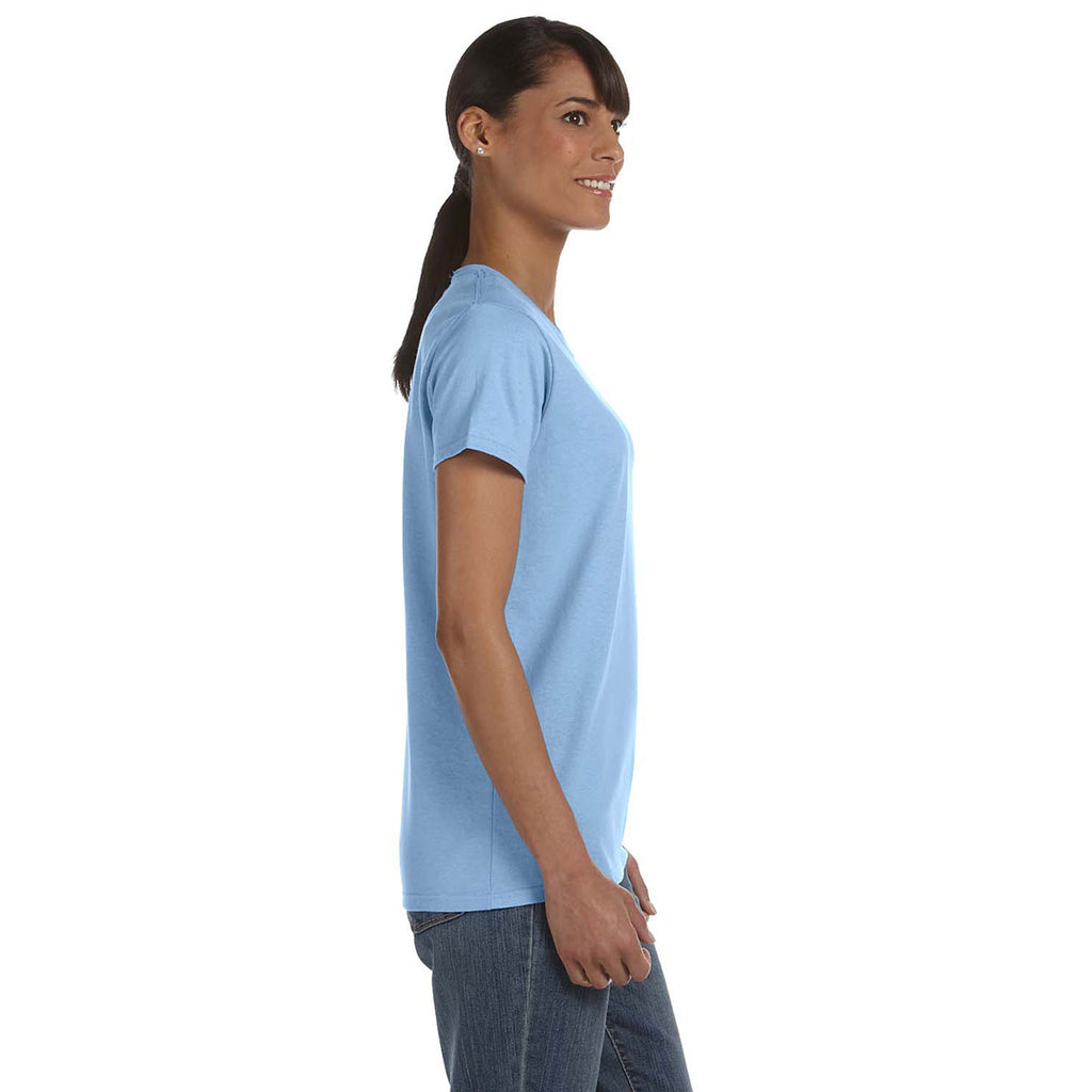 Gildan Women's Light Blue 5.3 oz. T-Shirt