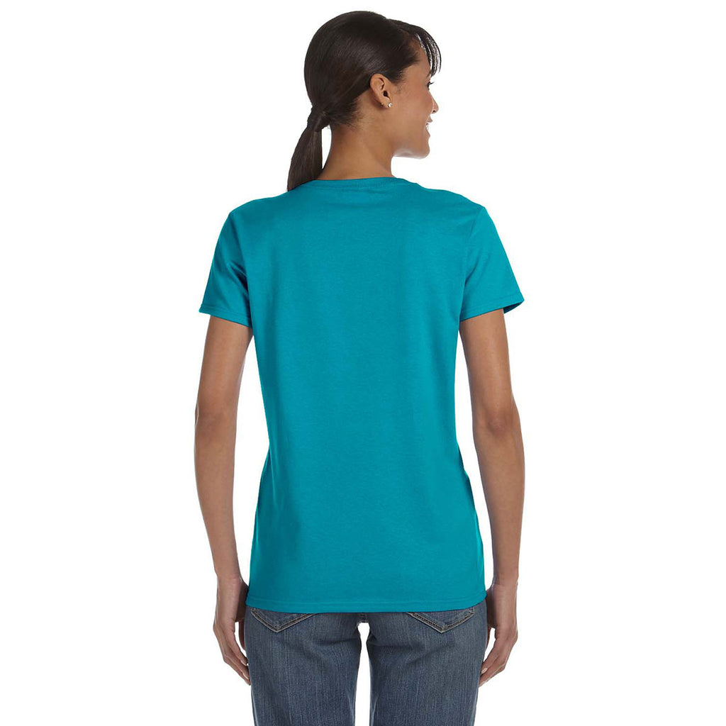 Gildan Women's Tropical Blue 5.3 oz. T-Shirt