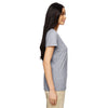 Gildan Women's Graphite Heather 5.3 oz. V-Neck T-Shirt