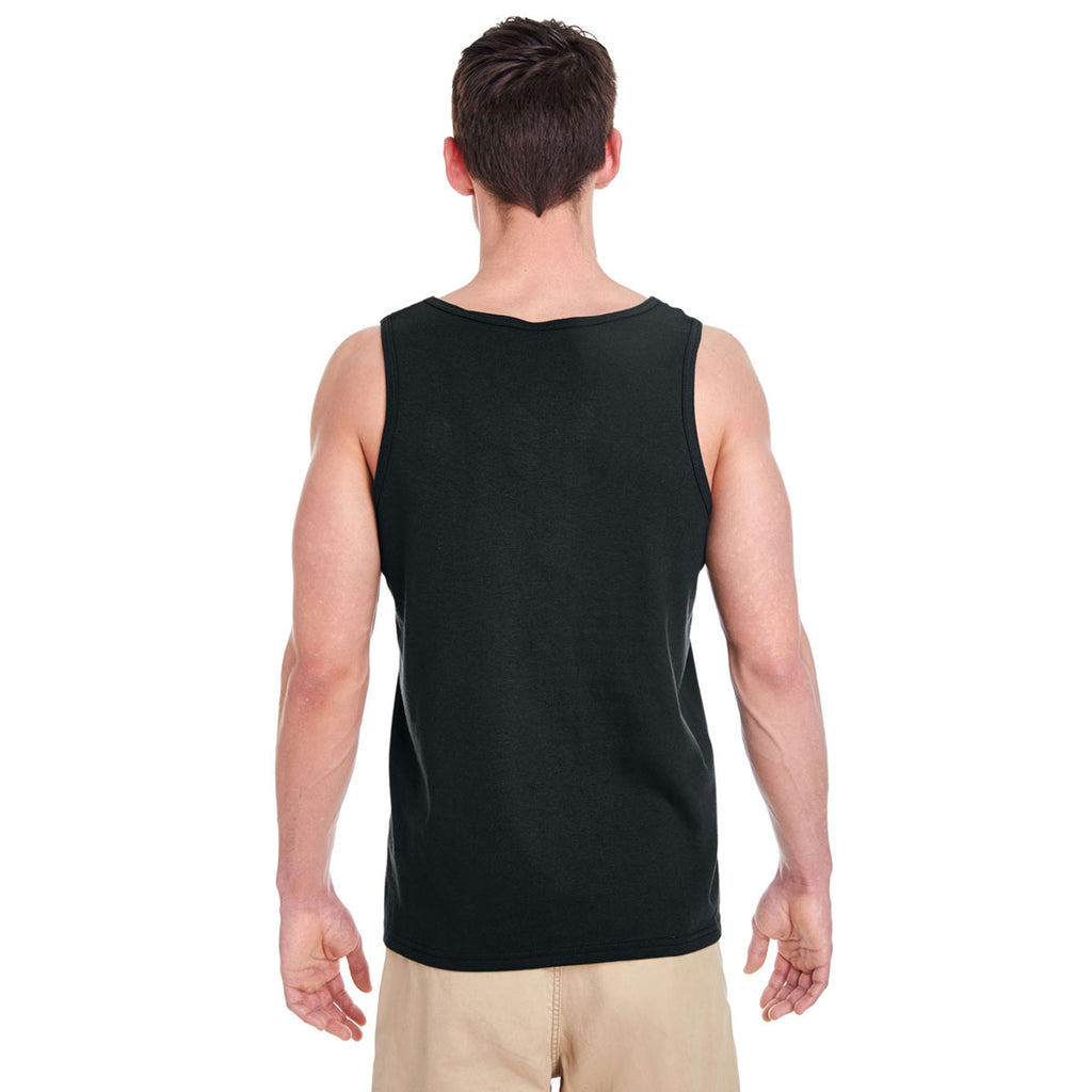 Gildan Men's Black Heavy Cotton 5.3 oz. Tank