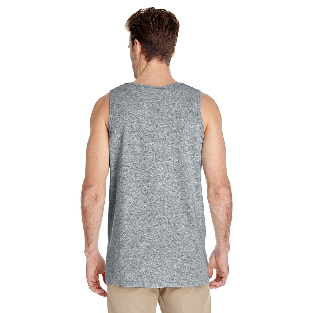 Gildan Men's Sport Grey Heavy Cotton 5.3 oz. Tank