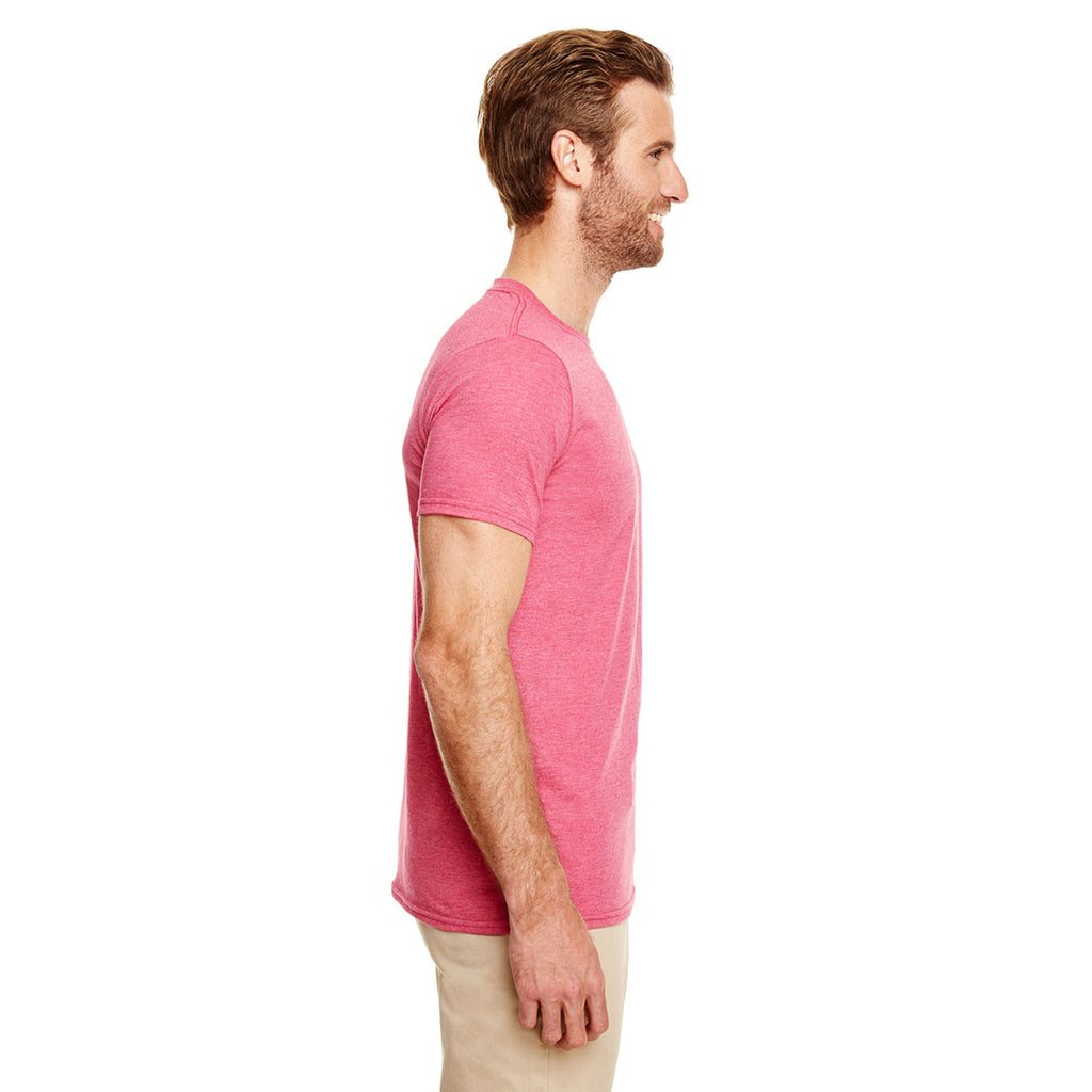 Gildan Men's Heather Cardinal Softstyle 4.5 oz. T-Shirt