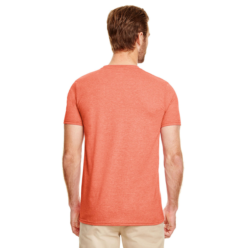 Gildan Men's Heather Orange Softstyle 4.5 oz. T-Shirt