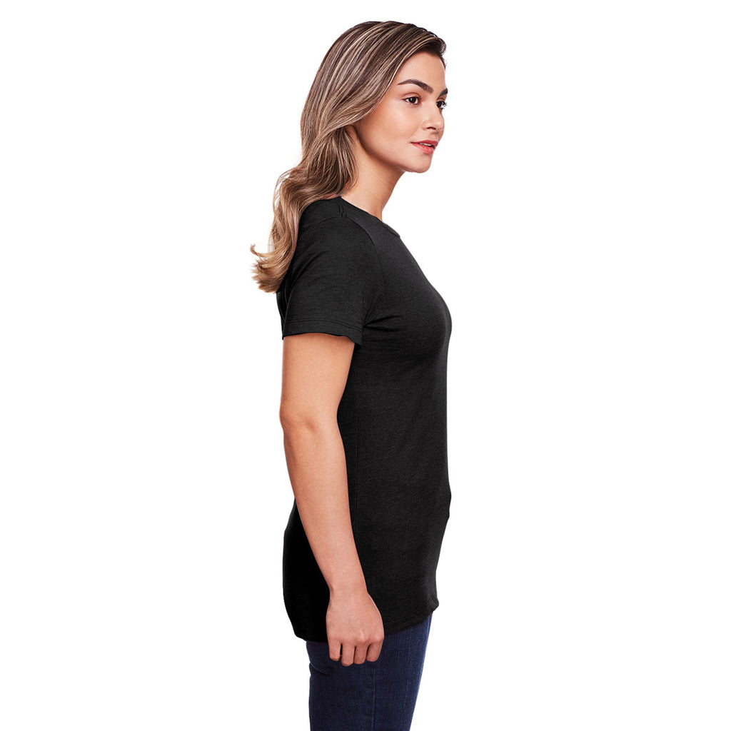 Gildan Women's Pitch Black Softstyle CVC T-Shirt