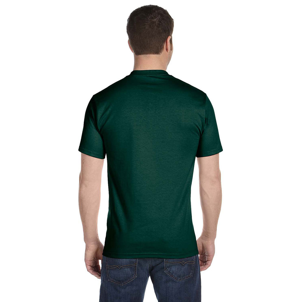 Gildan Unisex Forest Green 5.5 oz. 50/50 T-Shirt