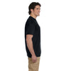 Gildan Unisex Black 5.5 oz. 50/50 Pocket T-Shirt