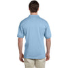 Gildan Men's Light Blue 6 oz. 50/50 Jersey Polo