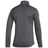 adidas Men's Grey Five/White Under The Lights Long Sleeve Knit 1/4 Zip