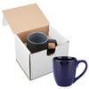 Primeline Blue-Cobalt 15 oz Bistro style Ceramic Mug in Individual Mailer