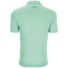 Greg Norman Men's Mint Protek Micro Stripe Polo