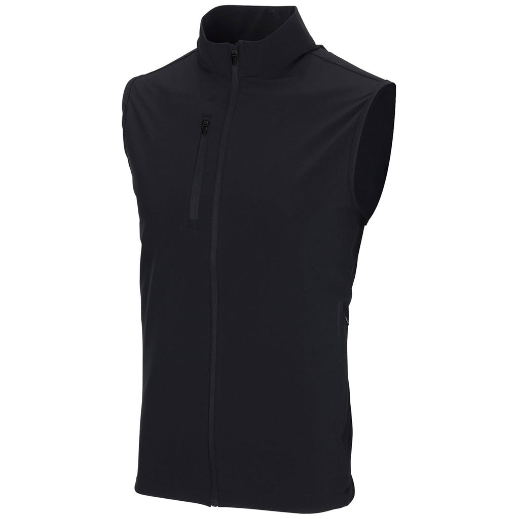 Greg Norman Men's Black Windbreaker Full-Zip Vest