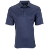 Greg Norman Men's Navy Microlux Cart Print Polo