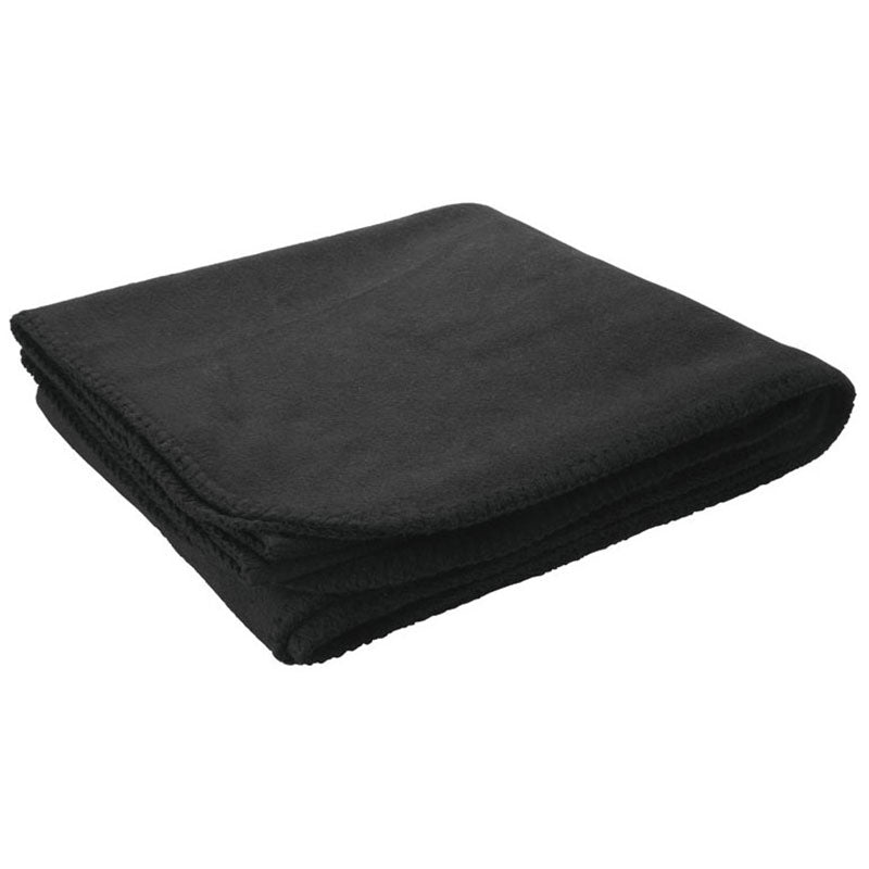 Logomark Black Brookwater Fleece Blanket