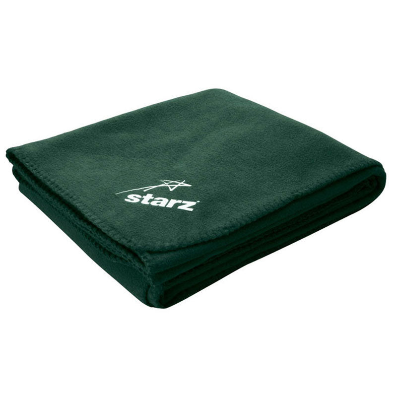 Logomark Green Brookwater Fleece Blanket