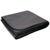 Logomark Charcoal Brookwater Fleece Blanket