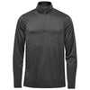 Stormtech Men's Charcoal Heather Milano Quarter Zip Pullover