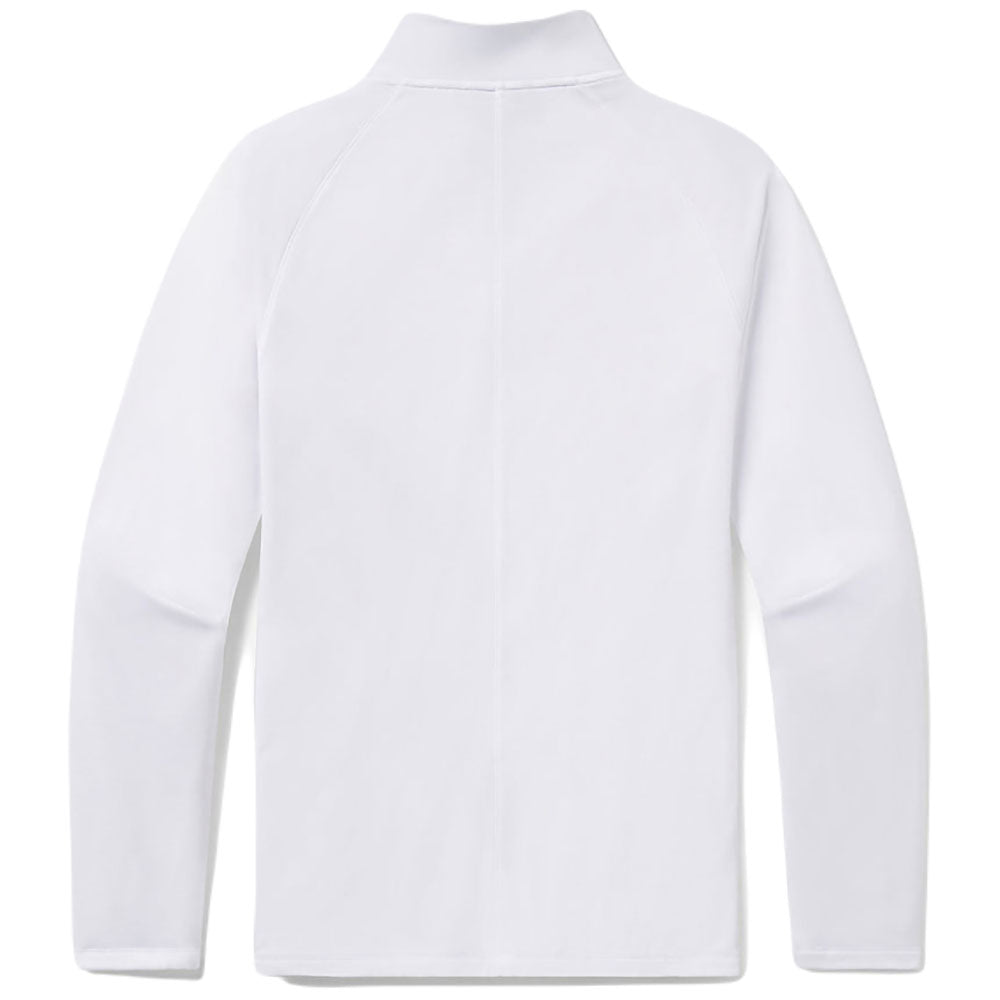 UNRL Men's White Interlock Quarter Zip