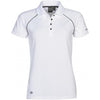 Stormtech Women's Tech White/Granite Piranha Performance Polo