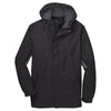 Port Authority Men's Black/ Magnet Grey Cascade Waterproof Jacket