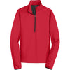 Port Authority Men's Rich Red Active 1/2-Zip Soft Shell Jacket