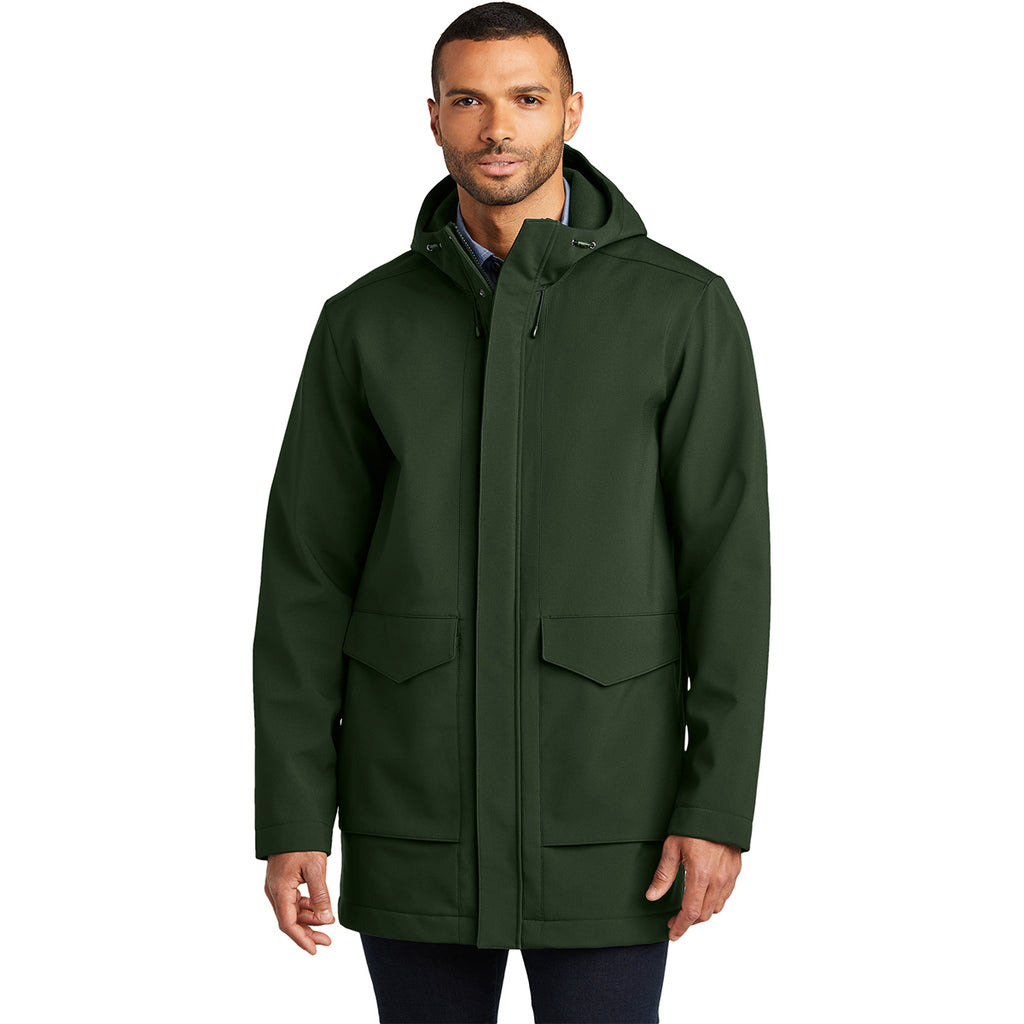 Port Authority Men's Dark Olive Green Collective Outer Soft Shell Parka