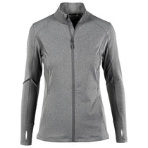 Levelwear Women's Heather Charcoal Alyssa Full Zip Pullover