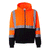 ML Kishigo Men's Orange Hi-Vis Full-Zip Hooded Sweatshirt